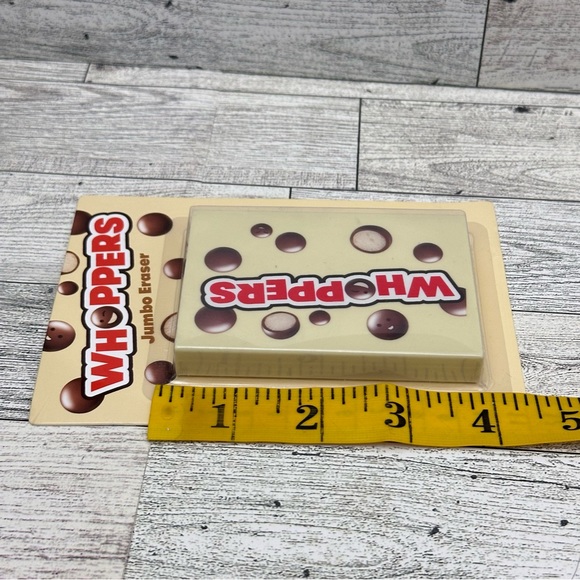 WHOPPERS Hershey's Malted Milk candy Jumbo Eraser Retro School Supplies Novelty - Picture 3 of 4